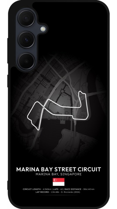 Coque Samsung Galaxy A35 5G - Silicone rigide noir F1 Track 2025 Singapore