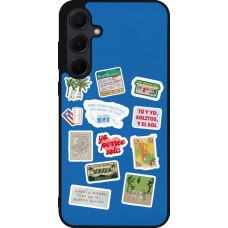 Samsung Galaxy A35 5G Case Hülle - Silikon schwarz Seals of the Dominican Republic DTMF