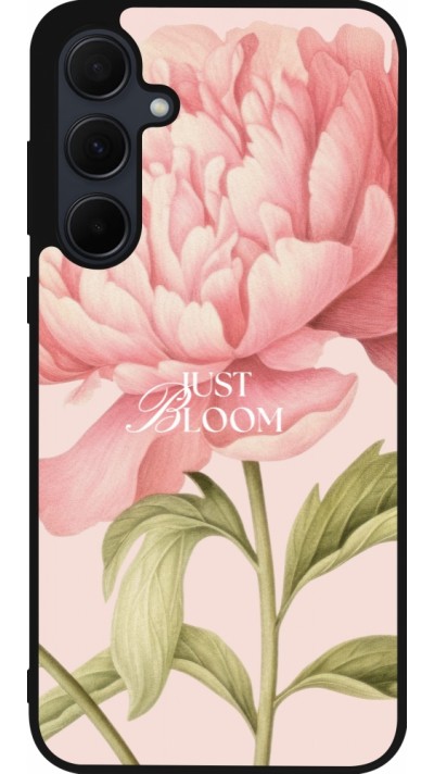Coque Samsung Galaxy A35 5G - Silicone rigide noir Just Bloom Spring 2026