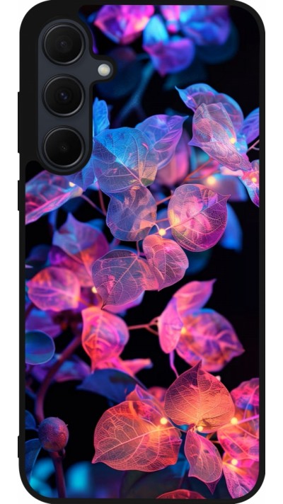 Coque Samsung Galaxy A35 5G - Silicone rigide noir Artificial vegetation 2025