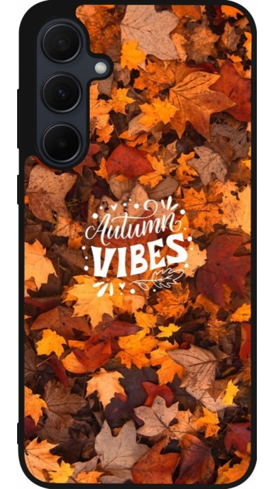Coque Samsung Galaxy A36 - Silicone rigide noir Autumn 25 Autumn vibes