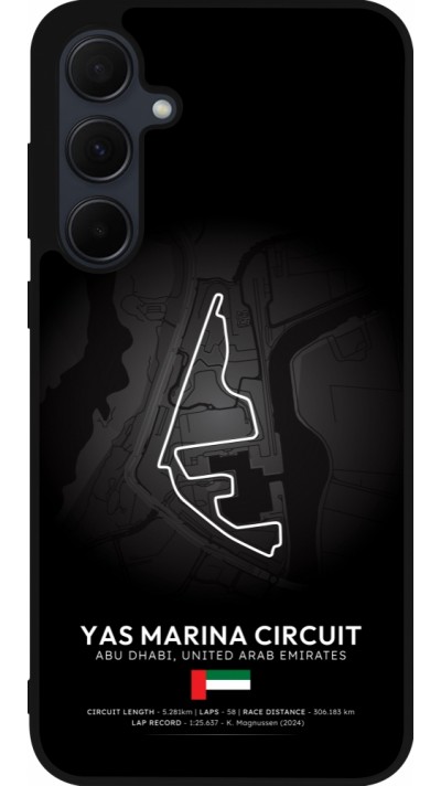 Coque Samsung Galaxy A36 - Silicone rigide noir F1 Track 2025 Abu Dhabi