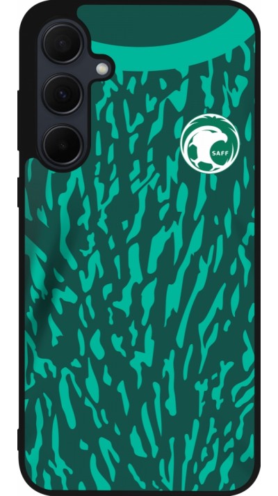 Samsung Galaxy A36 Case Hülle - Silikon schwarz Saudi-Arabien 2022 personalisierbares Fussballtrikot