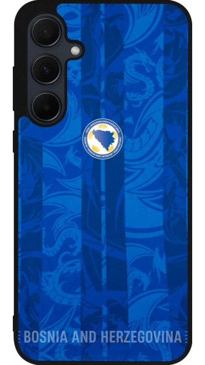 Samsung Galaxy A36 Case Hülle - Silikon schwarz Bosnien und Herzegowina 2026 personalisierbares Fussballtrikot