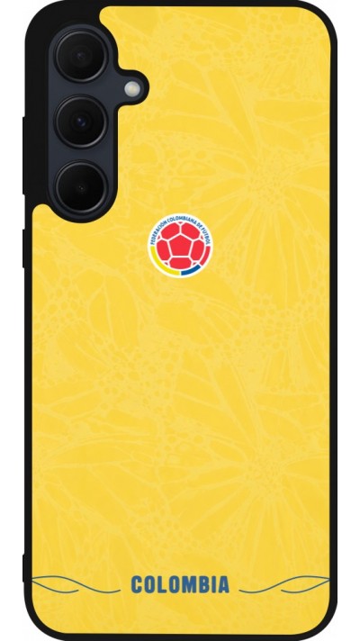 Samsung Galaxy A36 Case Hülle - Silikon schwarz Kolumbien 2026 personalisierbares Fussballtrikot