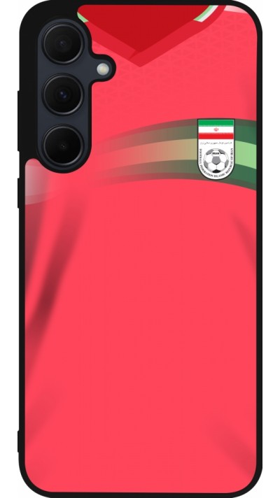 Coque Samsung Galaxy A36 - Silicone rigide noir Maillot de football Iran 2022 personnalisable