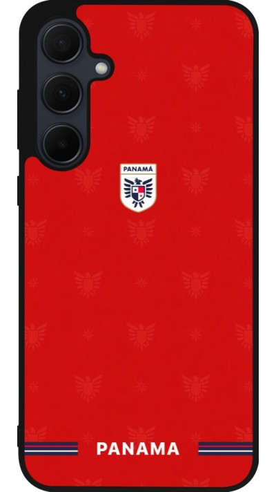 Samsung Galaxy A36 Case Hülle - Silikon schwarz Panama 2026 personalisierbares Fussballtrikot