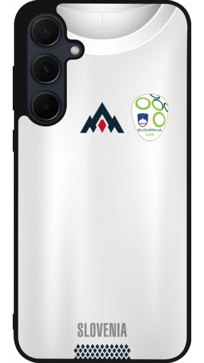 Coque Samsung Galaxy A36 - Silicone rigide noir Maillot de football Slovénie