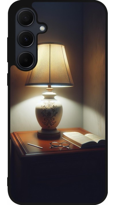 Coque Samsung Galaxy A36 - Silicone rigide noir Midnight Glow