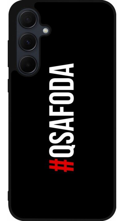 Samsung Galaxy A36 Case Hülle - Silikon schwarz Qsafoda 1