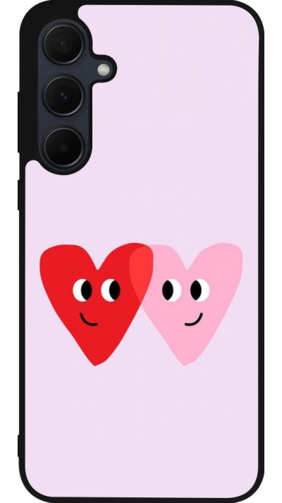 Coque Samsung Galaxy A36 - Silicone rigide noir Saint Valentines Day 26 Heart