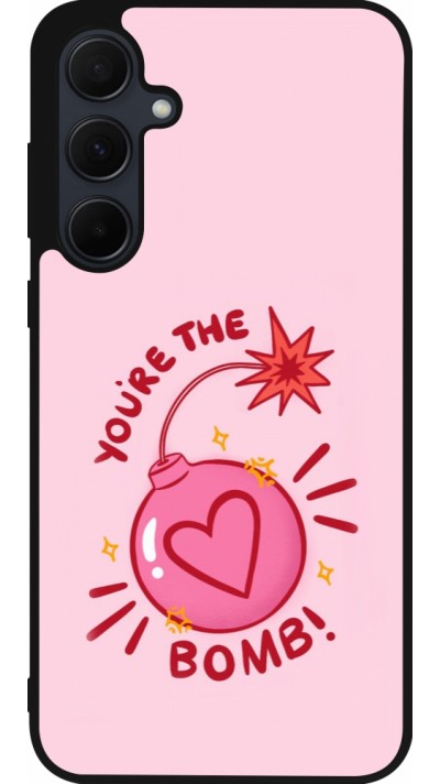 Coque Samsung Galaxy A36 - Silicone rigide noir Saint Valentines Day 26 You are the bomb