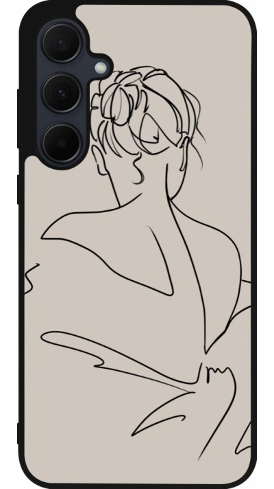 Samsung Galaxy A36 Case Hülle - Silikon schwarz Salnikova 05