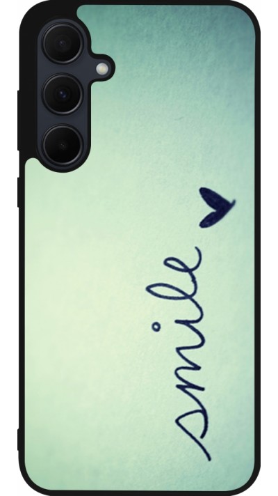Samsung Galaxy A36 Case Hülle - Silikon schwarz Smile