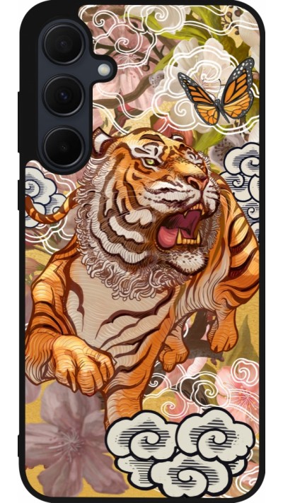 Samsung Galaxy A36 Case Hülle - Silikon schwarz Spring 23 japanese tiger