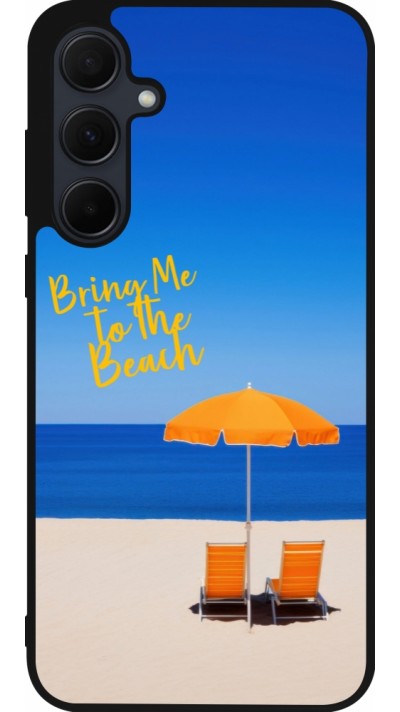 Coque Samsung Galaxy A36 - Silicone rigide noir Summer 2025 Bring me to the beach