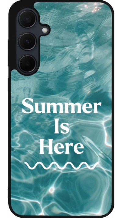 Coque Samsung Galaxy A36 - Silicone rigide noir Summer 2025 Summer is here