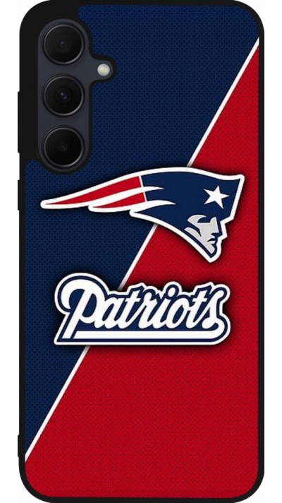 Coque Samsung Galaxy A36 - Silicone rigide noir Super Bowl 26 Patriots 1