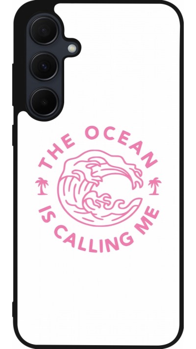 Samsung Galaxy A36 Case Hülle - Silikon schwarz The Ocean is calling me