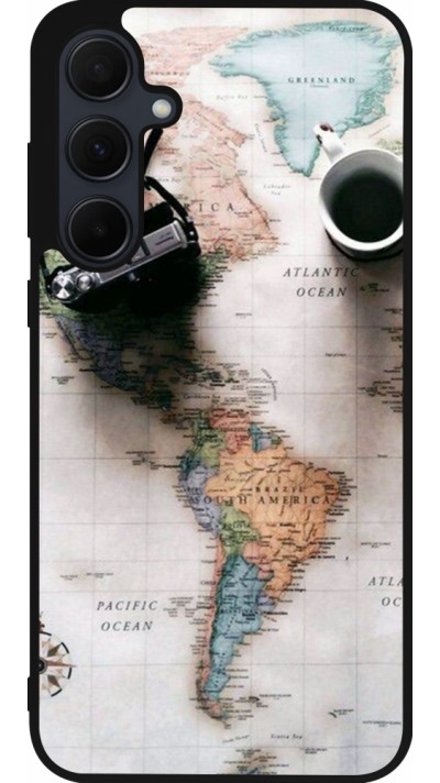 Samsung Galaxy A36 Case Hülle - Silikon schwarz Travel 01