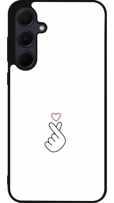 Coque Samsung Galaxy A36 - Silicone rigide noir Valentine 2024 heat by Millennials