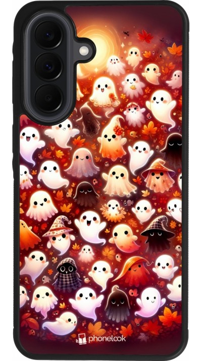 Coque Samsung Galaxy A37 - Silicone rigide noir Fantômes automne mignons