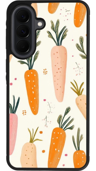 Coque Samsung Galaxy A37 - Silicone rigide noir Easter 2026 Illustration carrots