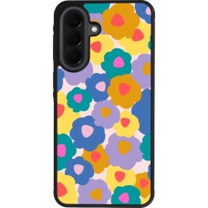 Coque Samsung Galaxy A37 - Silicone rigide noir Easter 2024 flower power