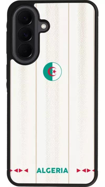 Coque Samsung Galaxy A37 - Silicone rigide noir Maillot de football Algérie 2026 personnalisable