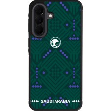 Coque Samsung Galaxy A37 - Silicone rigide noir Maillot de football Arabie saoudite 2026 personnalisable