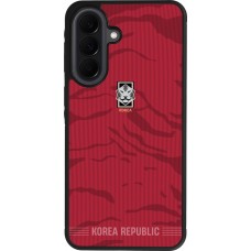 Coque Samsung Galaxy A37 - Silicone rigide noir Maillot de football Corée du Sud 2026 personnalisable