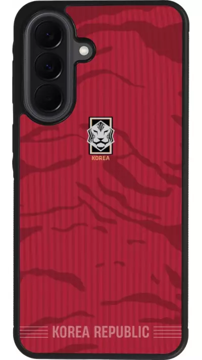 Coque Samsung Galaxy A37 - Silicone rigide noir Maillot de football Corée du Sud 2026 personnalisable