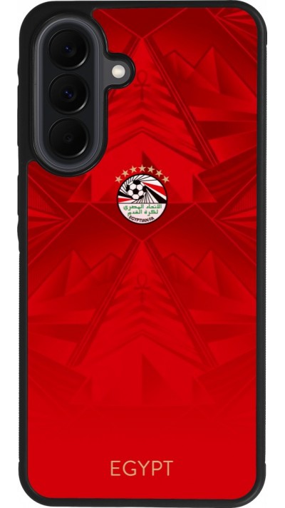 Samsung Galaxy A37 Case Hülle - Silikon schwarz Ägypten 2026 personalisierbares Fussballtrikot
