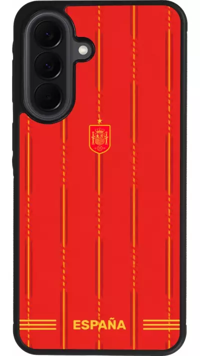 Coque Samsung Galaxy A37 - Silicone rigide noir Maillot de football Espagne 2026 personnalisable