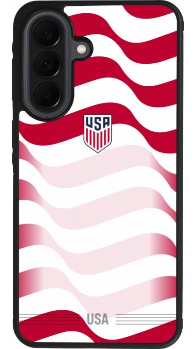 Samsung Galaxy A37 Case Hülle - Silikon schwarz Vereinigten Staaten 2026 personalisierbares Fussballtrikot