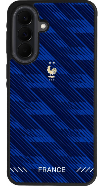 Coque Samsung Galaxy A37 - Silicone rigide noir Maillot de football France 2026 personnalisable