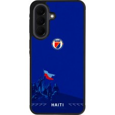 Coque Samsung Galaxy A37 - Silicone rigide noir Maillot de football Haiti 2026 personnalisable