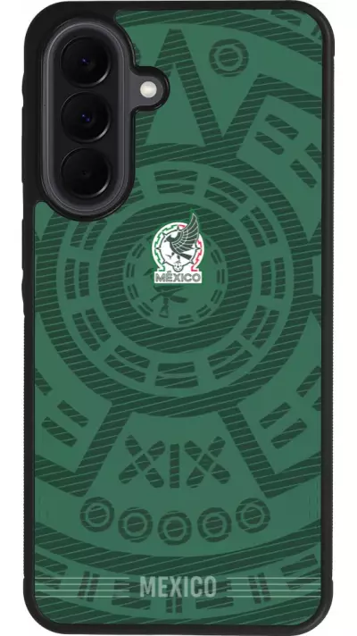 Coque Samsung Galaxy A37 - Silicone rigide noir Maillot de football Mexique 2026 personnalisable