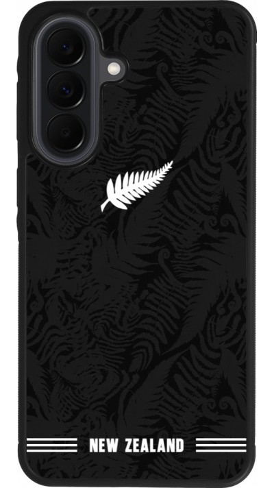 Samsung Galaxy A37 Case Hülle - Silikon schwarz Neuseeland 2026 personalisierbares Fussballtrikot