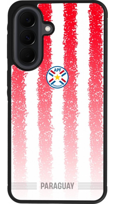 Samsung Galaxy A37 Case Hülle - Silikon schwarz Paraguay 2026 personalisierbares Fussballtrikot