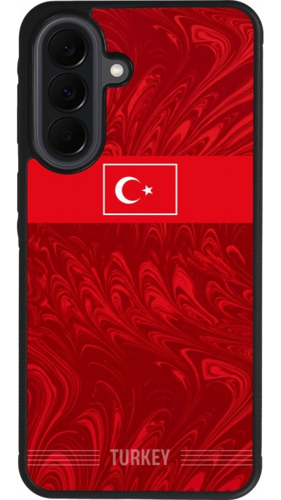 Samsung Galaxy A37 Case Hülle - Silikon schwarz Türkei 2026 personalisierbares Fussballtrikot