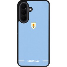 Coque Samsung Galaxy A37 - Silicone rigide noir Maillot de football Uruguay 2026 personnalisable