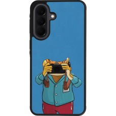 Coque Samsung Galaxy A37 - Silicone rigide noir Frog with camera DTMF