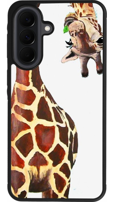 Coque Samsung Galaxy A37 - Silicone rigide noir Giraffe Fit