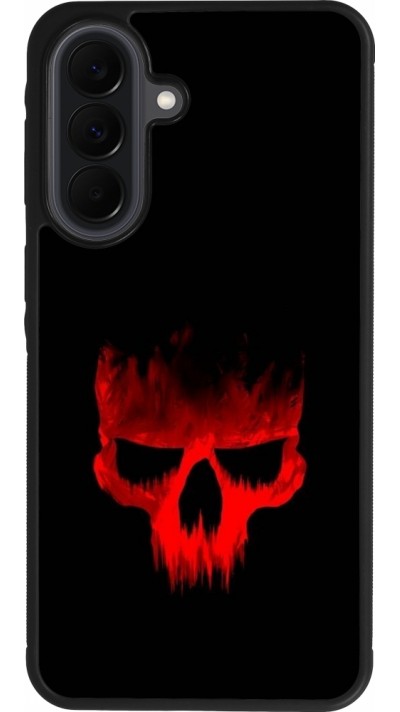 Coque Samsung Galaxy A37 - Silicone rigide noir Halloween 2023 scary skull