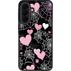 Coque Samsung Galaxy A37 - Silicone rigide noir Halloween 2024 girly