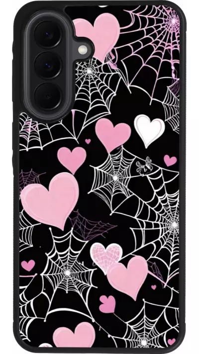 Coque Samsung Galaxy A37 - Silicone rigide noir Halloween 2024 girly