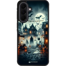 Coque Samsung Galaxy A37 - Silicone rigide noir Halloween Spookville