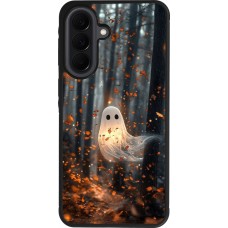 Coque Samsung Galaxy A37 - Silicone rigide noir Halloween 2025 Ghost in the forest