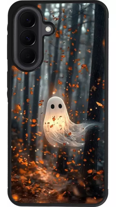 Coque Samsung Galaxy A37 - Silicone rigide noir Halloween 2025 Ghost in the forest